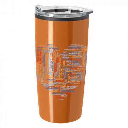 Customized Full Color 20 oz Elate Himalayan Tumbler - Orange