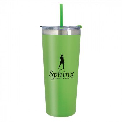 Custom Imprinted 24 oz Colma Tumbler - Lime