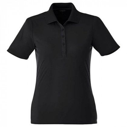 Women's Dade Embroidered Polo - Black