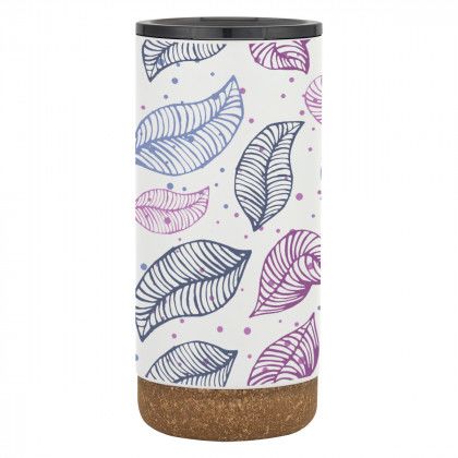 Custom Full Color Wellington Stainless Steel Tumbler - White Custom Full Color Wellington Stainless Steel Tumbler - White