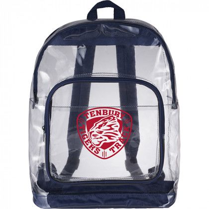 Logo Rally Clear Backpack - Navy blue Logo Rally Clear Backpack - Navy blue