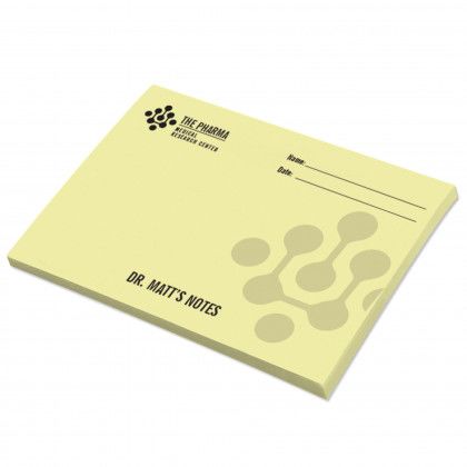 Canary Yellow 3M Post-It Notes 3 x 4 Color Paper 50 Sheet