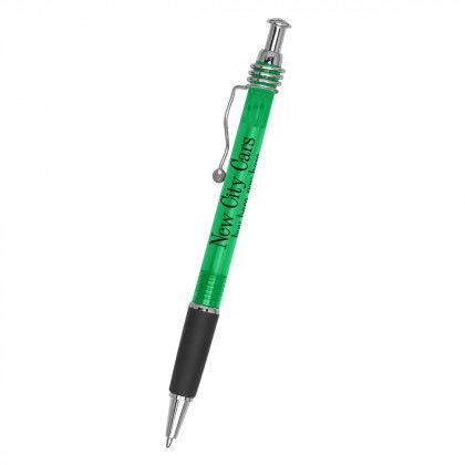 Translucent Green Wired Pen Promotional Custom 