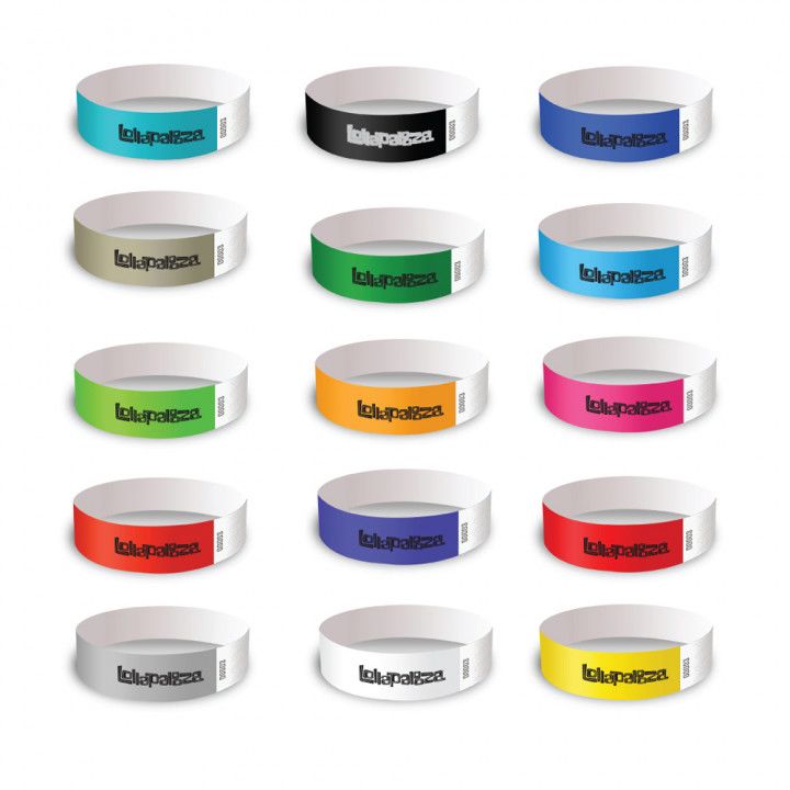 USA Made Custom Tyvek Event Wristbands Custom Event Bracelets