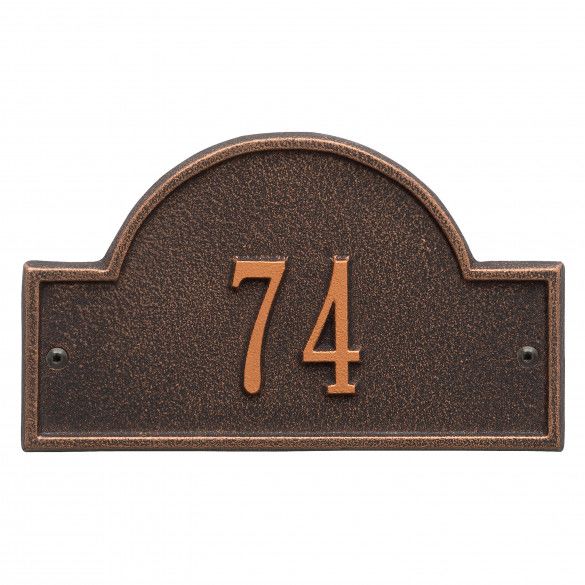 Elegant custom house number plaque is the perfect gift for mom