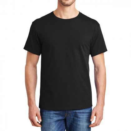 Black Custom Hanes ComfortSoft Color 100% Cotton T-Shirt