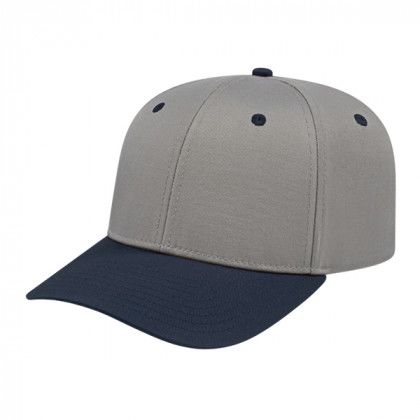 Silver Navy Promo Original Poly/Cotton Snap Back Cap