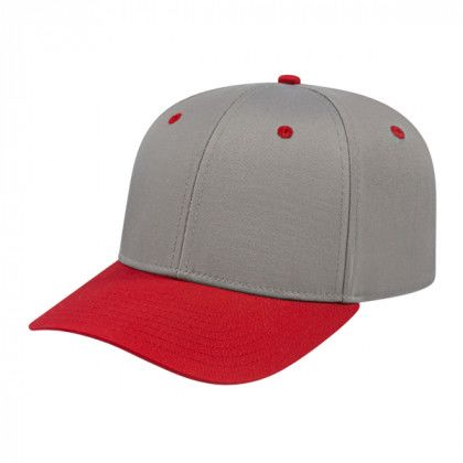 Silver Red Promo Original Poly/Cotton Snap Back Cap