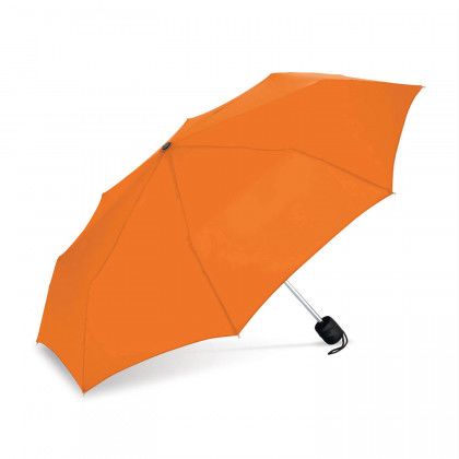 Logo Imprinted Mini Compact Umbrella - Orange