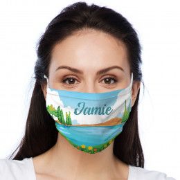 The Great Outdoors Personalized Face Mask| Custom Face Mask| Personalized Accessories