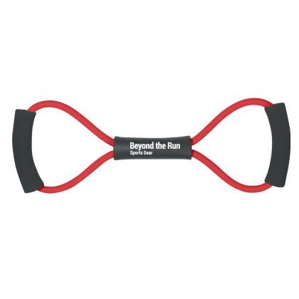 Imprinted Exercise Band - Red
