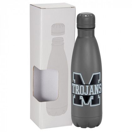 Copper Vacuum Insulated Bottle 17oz in Window Box - Gray