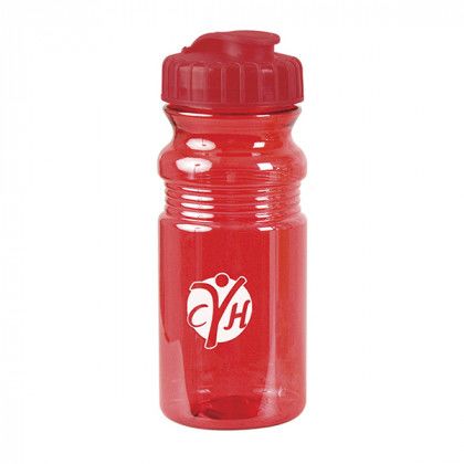 Red Wholesale 20 oz. Translucent Sport Bottle