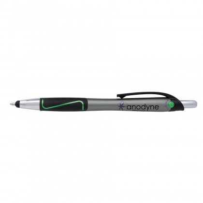 Imprinted Souvenir Story Stylus Pen Lime