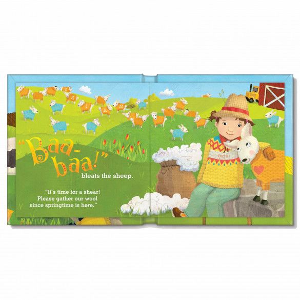 Custom Farm Animal Book For Kids