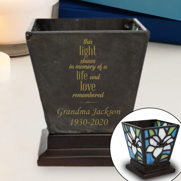 This Light Shines Personalized Memorial Candle Urns | Custom Candle Urns