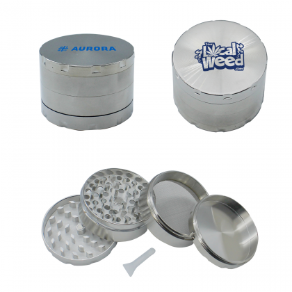 Printed 60MM Metal Cannabis Grinder | Logo Cannabis Accessories