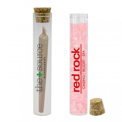 Printed Glass Cork Pre Roll Cannabis Tube | Custom Joint Tubes