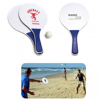 Printed Logo Paddle Ball Game | Custom Outdoor Games