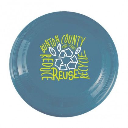 Customized Recycled Plastic Flyer 9 inch- Eco Blue Customized Recycled Plastic Flyer 9 inch- Eco Blue