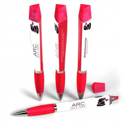Promo The adpen with Highlighter - pink Promo The adpen with Highlighter - pink
