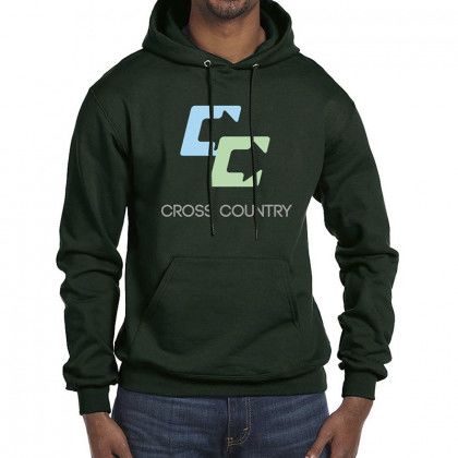 Dark Green Custom Champion Double Dry Eco Pullover Hood