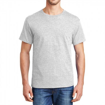 Ash Custom Hanes ComfortSoft Color 100% Cotton T-Shirt