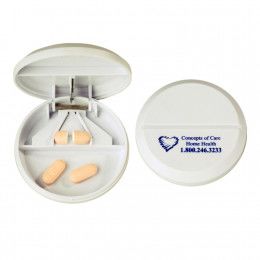 Logo Printed Pill Box & Cutter | Bulk Pill Organizers