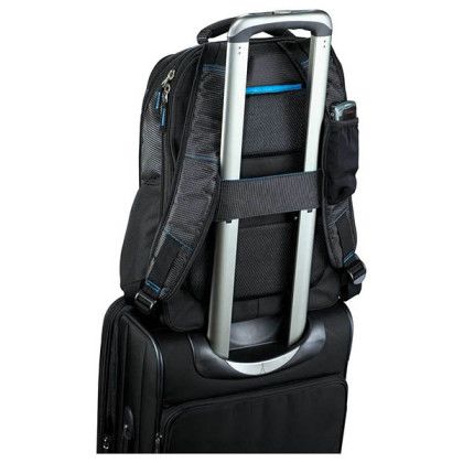 Logo Zoom TSA 15" Computer Backpack - Trolley sleeve view