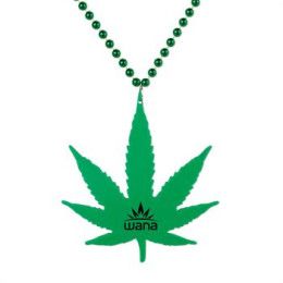 Logo Imprinted Cannabis Medallion Beads | Cannabis Accessories