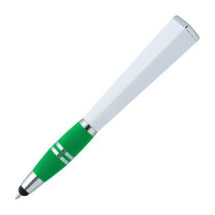 Custom Imprinted The adpen with Stylus Green