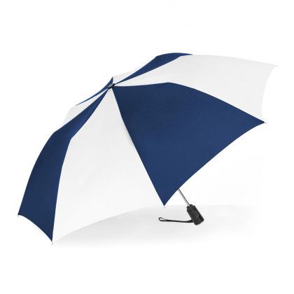 Customized Auto Open Compact Umbrella Navy/White