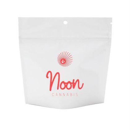 Printed 7 Gram Child Resistant Cannabis Exit Bag - White Printed 7 Gram Child Resistant Cannabis Exit Bag - White