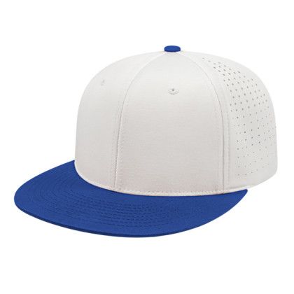 White Royal Custom Flexfit Perforated Performance Cap