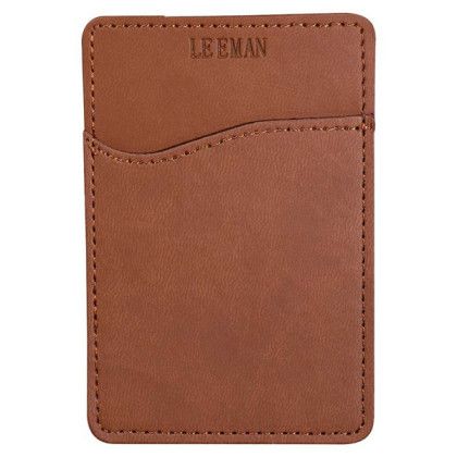 Tuscany RFID Mobile Device Pocket Debossed Tan
