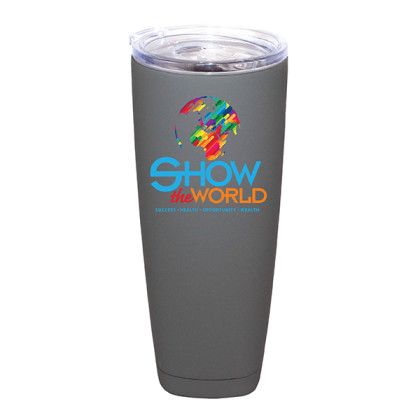 Full Color Logo Halcyon Deco Tumbler - Gray