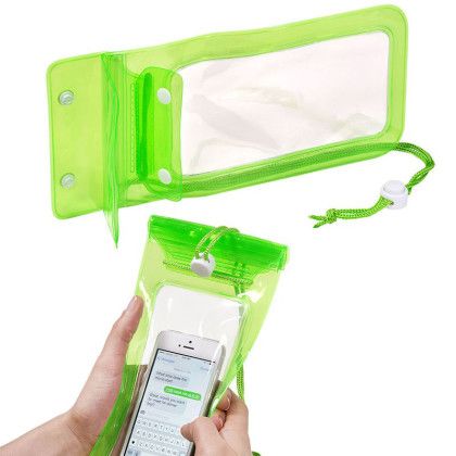Super-Seal Water-Resistant Bag with Logo Lime Green