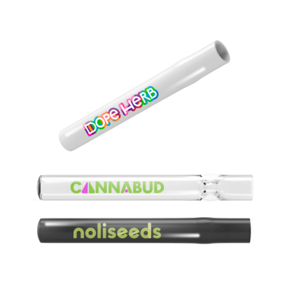 Custom Glass Chillum Cannabis One Hitters | Logo Cannabis Giveaways