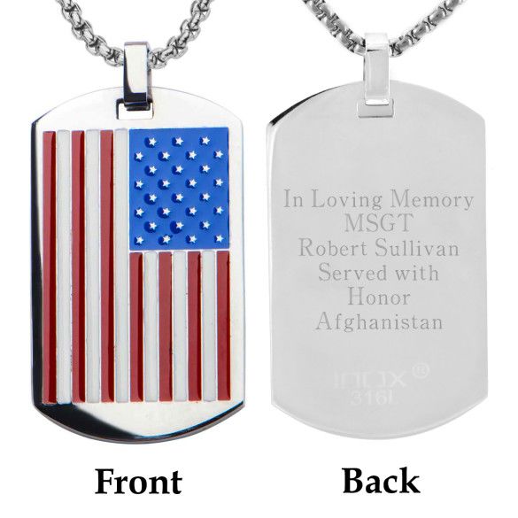 Gifts for Her | Personalized American Flag Accessories 