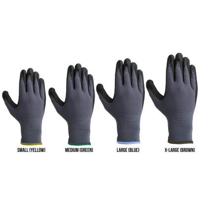 Imprinted Antimicrobial Touchscreen Gloves - sizes