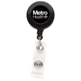 Custom Retractable Badge Reel with Silver Sport Clips