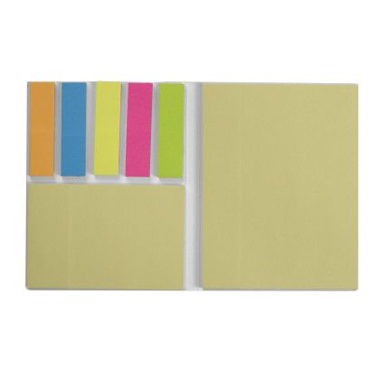 Custom Loomis Recycled Sticky Notes Flags - White Interior