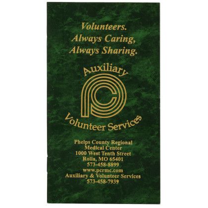 Marble Cover Custom Pocket Planner - Green