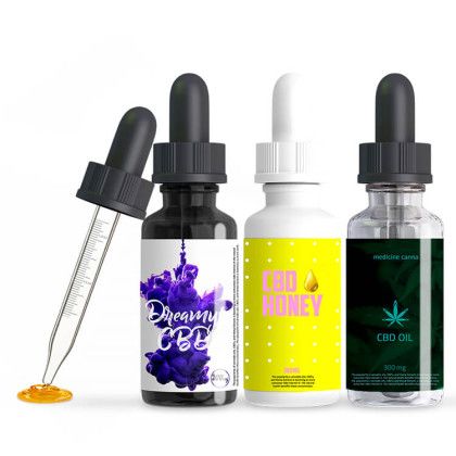 Promotional CBD Tincture Bottles 30 ml | Custom Cannabis Containers