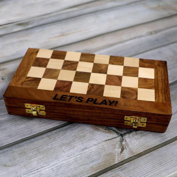 Personalized Travel Chess Set