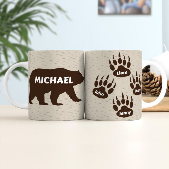 Mama Bear and Papa Bear Handmade Mug