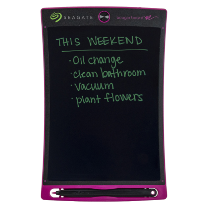 Promotional Boogie Board Jot Writing Tablet - Dark gray/pink