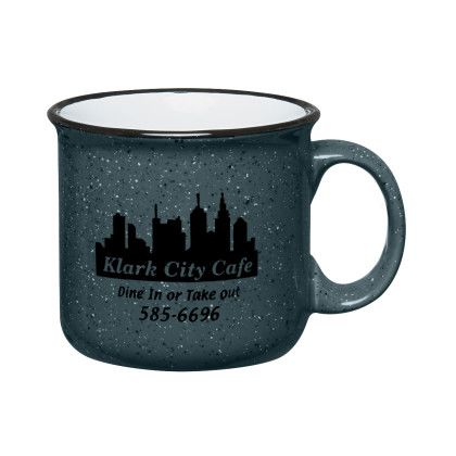 15 oz Gray Custom Campfire Mug for Mug Stuffer Skittles