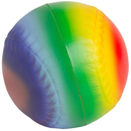 Custom Rainbow Stress Reliever Baseball - all colors Custom Rainbow Stress Reliever Baseball - all colors