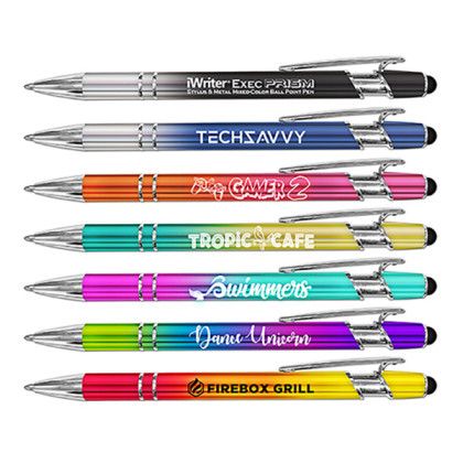 iWriter Exec Prism Metal Stylus Ballpoint Pen